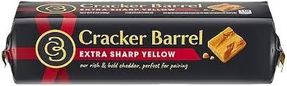 CRACKER BARREL EXTRA SHARP YELLOW CHEDDAR CHEESE BLOCK 8 OZ #ROCK VALUE-ORDER BY THURSDAY EVENING NOV 14   ARRIVING NOV 19  FOR DELIVERY#</p>