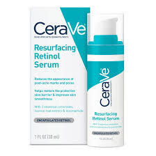 CERAVE ACNE RESURFACING RETINOL FACE SERUM FOR ACNE PRONE SKIN 1 OZ #ROCK VALUE-ORDER BY  TUESDAY EVENING OCT 07 ARRIVING OCT 15 FOR DELIVERY#