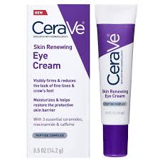 CERAVE ANTI AGING EYE CREAM FOR WRINKLES WITH CAFFEINE AND HYALURONIC ACID FRAGRANCE FREE 0.5 OZ #ROCK VALUE-ORDER BY  TUESDAY EVENING OCT 07 ARRIVING OCT 15 FOR DELIVERY#