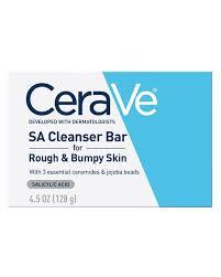 CERAVE SA CLEANSER BAR WITH SALICYLIC ACID FOR ROUGH & BUMPY SKIN 4.5 OZ #ROCK VALUE-ORDER BY  TUESDAY EVENING OCT 07 ARRIVING OCT 15 FOR DELIVERY#