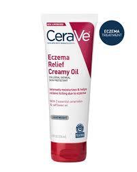 CERAVE ECZEMA RELIEF CREAMY BODY OIL FOR ITCHY DRY SKIN WITH COLLOIDAL OATMEAL PSA ELIGIBLE 8 OZ #ROCK VALUE-ORDER BY  TUESDAY EVENING OCT 07 ARRIVING OCT 15 FOR DELIVERY#