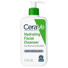 CERAVE HYDRATING FACIAL CLEANSER FOR NORMAL TO DRY SKIN DAILY FACE WASH FOR DRYNESS 16 OZ #ROCK VALUE-ORDER BY  MONDAY EVENING NOV 19 ARRIVING NOV 27 FOR DELIVERY#