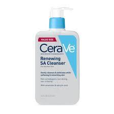 CERAVE RENEWING SA CLEANSER EXFOLIATING FACE WASH WITH SALICYLIC ACID FOR ROUGH BUMPY SKIN 16 OZ #ROCK VALUE-ORDER BY  TUESDAY EVENING OCT 07 ARRIVING OCT 15 FOR DELIVERY#