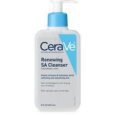 CERAVE RENEWING SA CLEANSER SALICYLIC ACID FOAMING GEL FACE WASH FOR SMOOTH SKIN 8 OZ #ROCK VALUE-ORDER BY  TUESDAY EVENING OCT 07 ARRIVING OCT 15 FOR DELIVERY#
