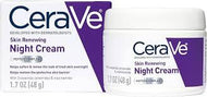 CERAVE SKIN RENEWING FACE NIGHT CREAM WITH PEPTIDE COMPLEX & HYALURONIC ACID FOR ALL SKIN TYPES 1.7 OZ #ROCK VALUE-ORDER BY  TUESDAY EVENING OCT 07 ARRIVING OCT 15 FOR DELIVERY#