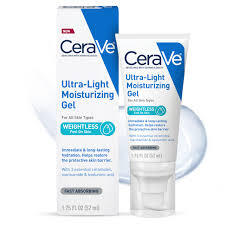 CERAVE ULTRA LIGHT GEL FACE MOISTURIZER WITH HYALURONIC ACID & NIACINAMIDE ALL SKIN TYPES 1.75 OZ #ROCK VALUE-ORDER BY  TUESDAY EVENING OCT 07 ARRIVING OCT 15 FOR DELIVERY#