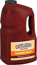 CATTLEMAN'S BBQ MEMPHIS SWEET SAUCE 1 GALLON  #ROCK VALUE-ORDER BY  TUESDAY EVENING NOV 25 ARRIVING DEC 03 FOR DELIVERY#