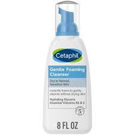 CETAPHIL GENTLE FOAMING CLEANSER FOR SENSITIVE AND  ALL SKIN TYPES 8 OZ #ROCK VALUE-ORDER BY  TUESDAY EVENING OCT 07 ARRIVING OCT 15 FOR DELIVERY#