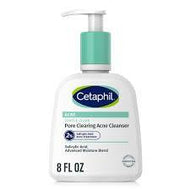 CETAPHIL GENTLE CLEAR PORE CLEANING ACNE CLEANSER FOR SENSITIVE ACNE PRONE SKIN 8 OZ #ROCK VALUE-ORDER BY  TUESDAY EVENING OCT 07 ARRIVING OCT 15 FOR DELIVERY#