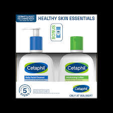 CETAPHIL HEALTHY SKIN ESSENTIALS KIT DAILY FACIAL CLEANSER & MOISTURIZING LOTION 8 OZ #ROCK VALUE-ORDER BY  TUESDAY EVENING SEP 30 ARRIVING OCT 08 FOR DELIVERY#