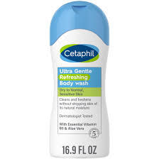 CETAPHIL MOISTURING BODY WASH REFRESHING 16.9 OZ #ROCK VALUE-ORDER BY  TUESDAY EVENING OCT 07 ARRIVING OCT 15 FOR DELIVERY#