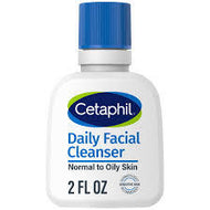 CETAPHIL TRAVEL SIZE DAILY FACIAL CLEANSER FOR SENSITIVE COMBINATION TO OILY SKIN 2 OZ #ROCK VALUE-ORDER BY  TUESDAY EVENING OCT 07 ARRIVING OCT 15 FOR DELIVERY#