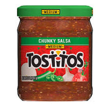 TOSTITOS CHUNKY SALSA MEDIUM SAUCE 15.5 OZ