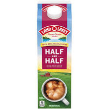 LAND O LAKES HALF & HALF MILK 1 QT