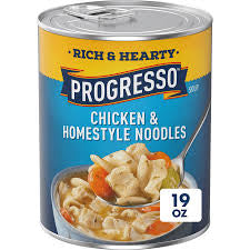 PROGRESSO RICH & HEARTY CHICKEN & HOMESTYLE NOODLES SOUP 19 OZ