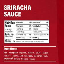 Mcilhenny Tabasco Sriracha Sauce 11 Oz
