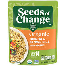 SEEDS OF CHANGE ORGANIC QUINOA & BROWN RICE 8.5 OZ