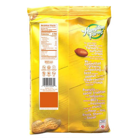 HAMPTON FARMS UNSALTED ROASTED PEANUTS 5 LB