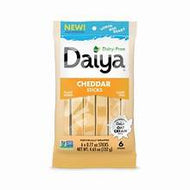 DAIYA DAIRY FREE CHEDDAR STYLE DELUXE CHEEZE STICKS 0.77 OZ 6 CT