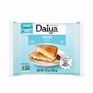 DAIYA DAIRY FREE SWISS STYLE SLICED CHEESE 7.8 OZ #ROCK VALUE-ORDER BY THURSDAY EVENING AUG 19   ARRIVING AUG 27  FOR DELIVERY#