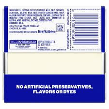 KRAFT SINGLES WHITE AMERICAN CHEESE SLICES 16 CT 12 OZ
