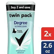 DEGREE ULTRA CLEAR LONG LASTING WOMENS ANTIPERSPIRANT DEODORANT TWIN PK 2.6 OZ #ROCK VALUE-ORDER BY  MONDAY EVENING NOV 19 ARRIVING NOV 27 FOR DELIVERY#