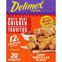 DELIMEX WHITE MEAT CHICKEN TAQUITOS 20 CT 1 LB 4 OZ