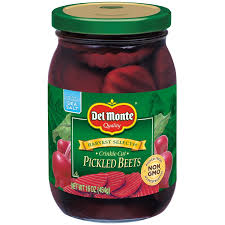 DEL MONTE CRINKLE CUT PICKLED BEETS 16OZ  #ROCK VALUE-ORDER BY MONDAY EVENING OCT 29 ARRIVING NOV 06 FOR DELIVERY#