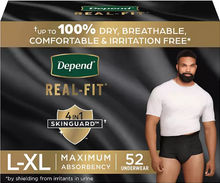 DEPEND REAL FIT INCONTINENCE UNDERWEAR FOR MEN SMALL MEDIUM 56 CT MEN #ROCK VALUE-ORDER BY  TUESDAY EVENING OCT 07 ARRIVING OCT 15 FOR DELIVERY#