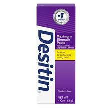 DESITIN MAXIMUM STRENGTH DIAPER RASH PASTE 4.8 OZ #ROCK VALUE PRODUCT ORDER BY TUESDAY NOV 04  ARRIVING NOV 12 FOR DELIVERY#