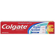 COLGATE TRIPLE ACTION ORIGINAL MINT TOOTHPASTE 4 OZ
