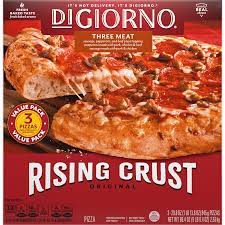 DIGIORNO ORIGINAL RISING CRUST THREE MEAT FROZEN PIZZA 3 PK #ROCK VALUE PRODUCT. ORDER BY  WEDNESDAY EVENING NOV 29 FOR DEC 04 DELIVERY #