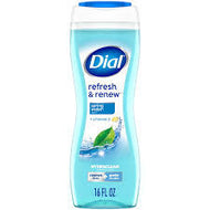 DIAL BODY WASH REFRESH & RENEW SPRING WATER 16 OZ #ROCK VALUE-ORDER BY  MONDAY EVENING NOV 19 ARRIVING NOV 27 FOR DELIVERY#