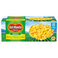 DEL MONTE GOLDEN SWEET WHOLE KERNEL CORN 15.25 OZ 8 OZ #ROCK VALUE-ORDER BY  MONDAY EVENING NOV 19  ARRIVING NOV 27  FOR DELIVERY#