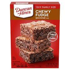 DUNCAN HINES CHEWY FUDGE BROWNIE MIX 18.3 OZ