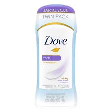 DOVE FRESH ALL DAY UNDERARM  SWEAT & ODOR PROTECTION ANTIPERSPIRANT DEODORANT 2.6 OZ 2PK #ROCK VALUE-ORDER BY  MONDAY EVENING NOV 19 ARRIVING NOV 27 FOR DELIVERY#