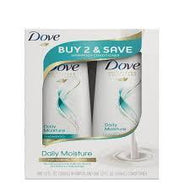 DOVE DAILY MOISTURE NOURISHING SHAMPOO AND CONDITIONER SET 12 OZ #ROCK VALUE-ORDER BY  MONDAY EVENING NOV 19 ARRIVING NOV 27 FOR DELIVERY#