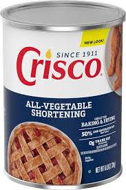 Crisco Vegetable All-Purpose Shortening, Solid, 6 Lb