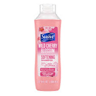SUAVE ESSENTIALS WILD CHERRY BLOSSOM SOFTENING SHAMPOO 22.5 OZ