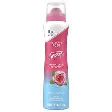 SECRET 48 HR DELICATE ROSE DRY SPRAY DEODORANT DRY SPRAY 4.1 OZ