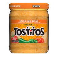 TOSTITOS SALSA CON QUESO MEDIUM 15.5 OZ