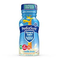 PEDIASURE GROW & GAIN VANILLA SHAKE 8 OZ