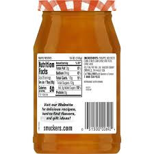 SMUCKER'S PINEAPPLE PRESERVES 18 OZ