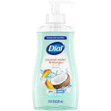 DIAL COCONUT WATER & MANGO HAND SOAP 7.5 OZ