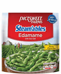 PICTSWEET FARMS STEAMABLES EDAMAME WITH SEA SALT 10 OZ