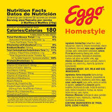 EGGO HOMESTYLE WAFFLES  72 CT