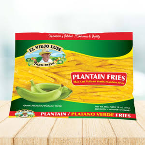 EL VIEJO LUIS FARMS TOSTON PLANTAIN FRIES 18 OZ