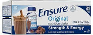 ENSURE ORIGINAL CHOCOLATE NUTRITION SHAKE 8 OZ 24 CT #ROCK VALUE-ORDER BY  MONDAY EVENING NOV 19 ARRIVING NOV 27   FOR DELIVERY#