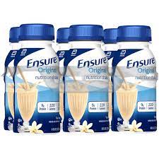 ENSURE ORIGINAL VANILLA NUTRITION SHAKE 8 OZ 6PK #ROCK VALUE-ORDER BY  MONDAY EVENING NOV 19 ARRIVING NOV 27   FOR DELIVERY#