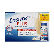 ENSURE PLUS VANILLA NUTRITIONAL SHAKE 8 OZ 24 CT #ROCK VALUE-ORDER BY  TUESDAY EVENING SEP 09 ARRIVING SEP 17  FOR DELIVERY#